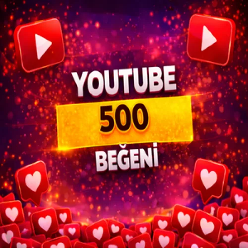  ⚡GARANTİLİ YOUTUBE 500 BEĞENİ⚡